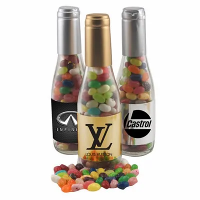 Champagne Bottle w/Jelly Bellies 8" - Bottle Openers Now