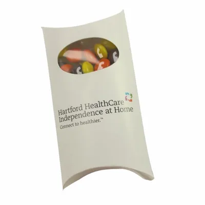 Pillow Box with Imprinted Reeses Pieces - Bottle Openers Now