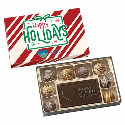 Truffle Gift Box Full Color Lid with 8 Truffles - Bottle Openers Now