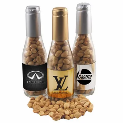 Champagne Bottle with Peanuts 8" - Bottle Openers Now