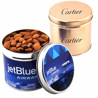 Round Tin with Almonds 3" - Bottle Openers Now