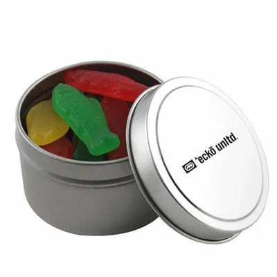 Round Tin with Swedish Fish - SBF3100 - Bottle Openers Now