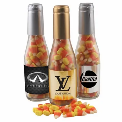 Champagne Bottle w/ Candy Corn 8" - Bottle Openers Now