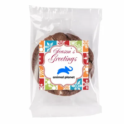 Fresh Beginnings Individually Wrapped Choc Double Chip Cookie - Bottle Openers Now