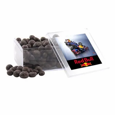 Acrylic Box with Choc Espresso Beans - Large - Bottle Openers Now