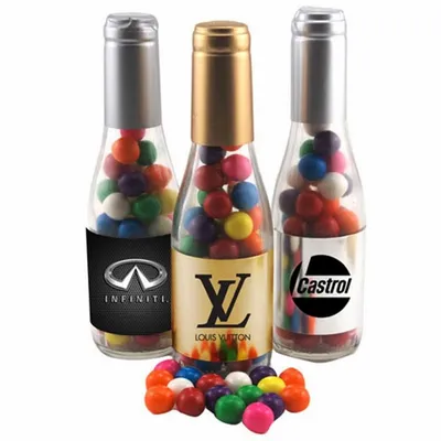 Champagne Bottle with Gumballs 8" - Bottle Openers Now