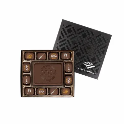 Here's to the New Year Chocolate Delight Gift Box - Bottle Openers Now