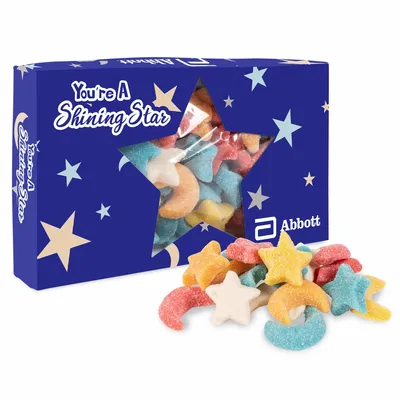 You're a Star Die Cut Box w/ Gummy Glitter Sour Stars & Moons - Bottle Openers Now