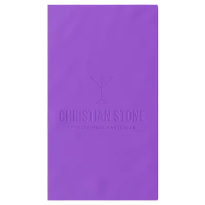 Custom Debossed Guest Towel Napkin - Bottle Openers Now