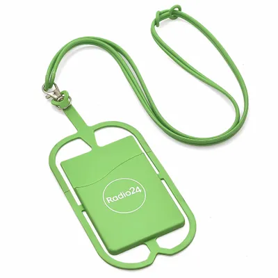 Lanyard Silicone Phone Wallet Holder - Bottle Openers Now