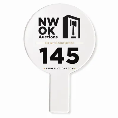 Foam Auction Paddles - Bottle Openers Now