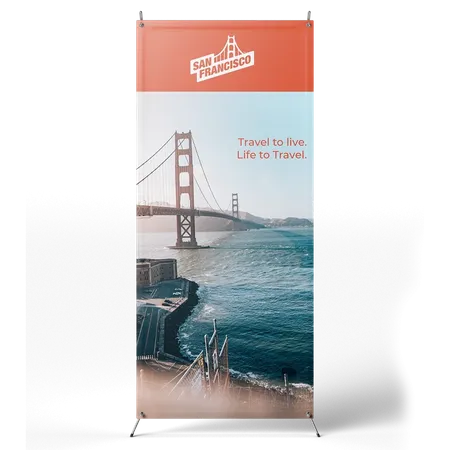 Korean Style X Banner Stands - Bottle Openers Now