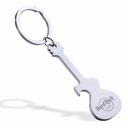 Electric Guitar Bottle Opener Keychain Electric Guitar Bottle Opener Keychain - Bottle Openers Now