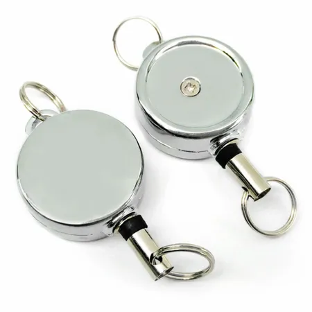 Silver Reel Keychain Silver Reel Keychain - Bottle Openers Now