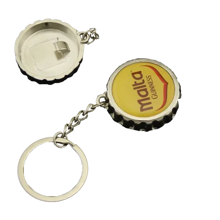 Bottle Cap-shaped Bottle Opener Keychain Bottle Cap-shaped Bottle Opener Keychain - Bottle Openers Now