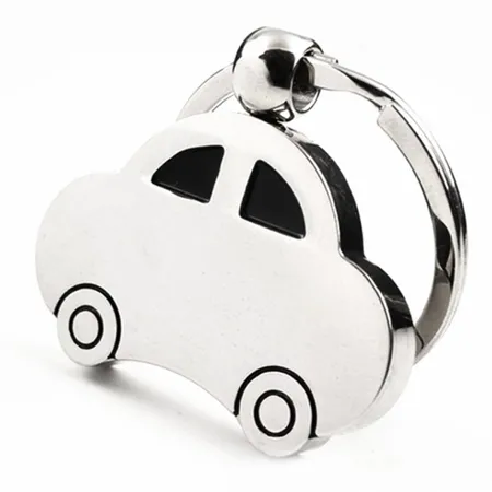Car Shaped Metal Keychain