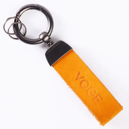 Leather Tag Keychain Leather Tag Keychain - Bottle Openers Now