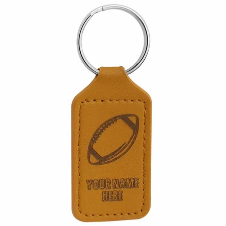 Durable Debossed Leather Keychain Durable Debossed Leather Keychain - Bottle Openers Now