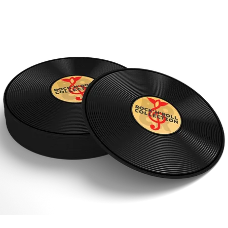 Soft Plastic Record Coaster - Bottle Openers Now