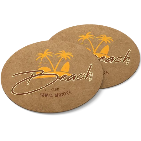 Kraft Paper Coaster - Bottle Openers Now