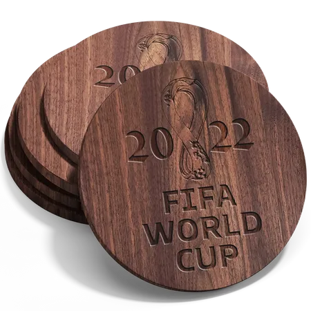 Custom Handmade Walnut Coaster - Bottle Openers Now