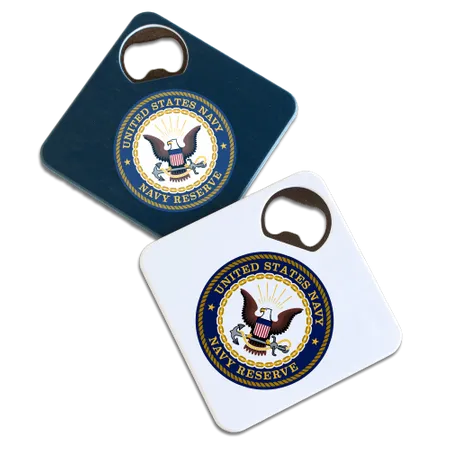 Customized Bottle Opener Coaster - Bottle Openers Now