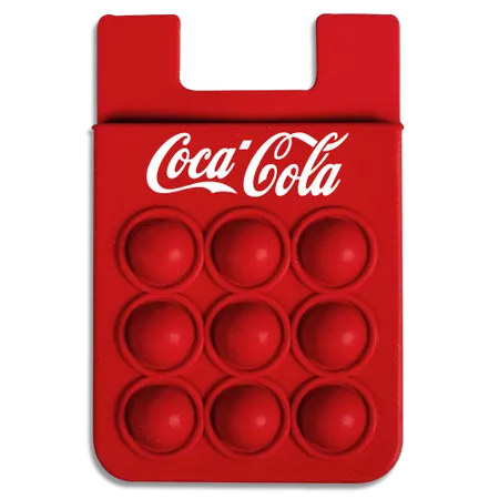 Silicone Push Pop Up Phone Wallet - Bottle Openers Now