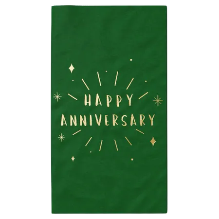 Custom Foil Stamped Towel Napkin - Bottle Openers Now