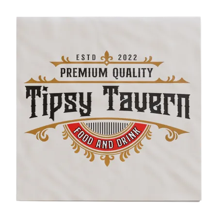 Custom Linen Beverage Napkin - Bottle Openers Now