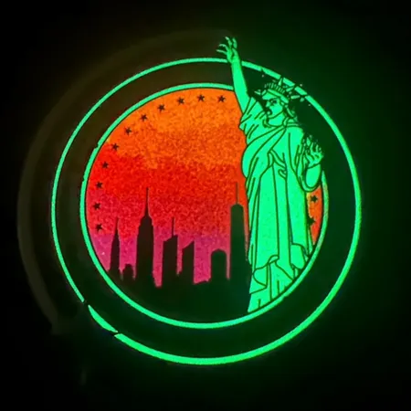 Glow In The Dark Badge Glow In The Dark Badge - Bottle Openers Now