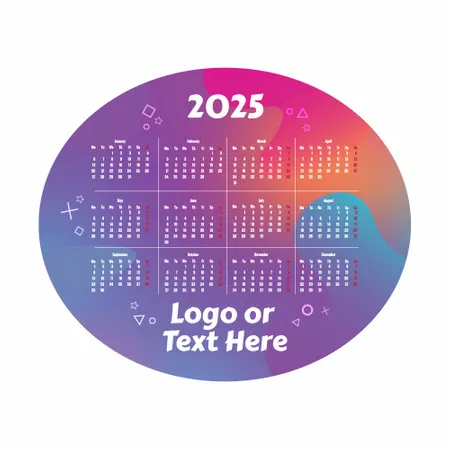 Colorful Gradient Calendar Mouse Pad - Bottle Openers Now