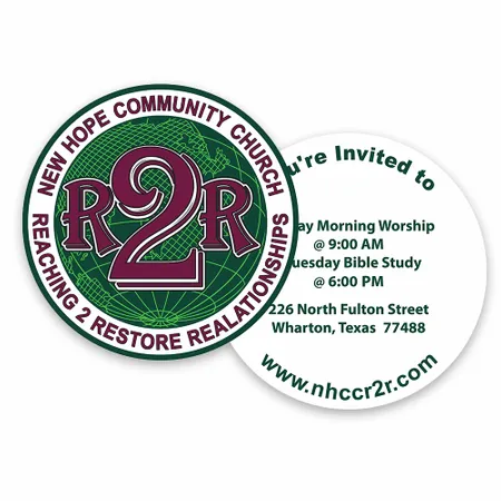 Circle Business Cards - Bottle Openers Now