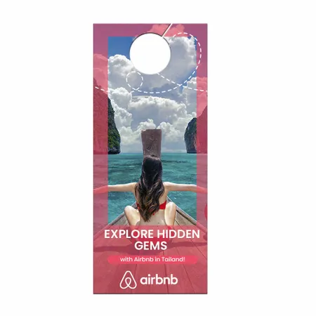 Rectangle Door Hangers Rectangle Door Hangers - Bottle Openers Now