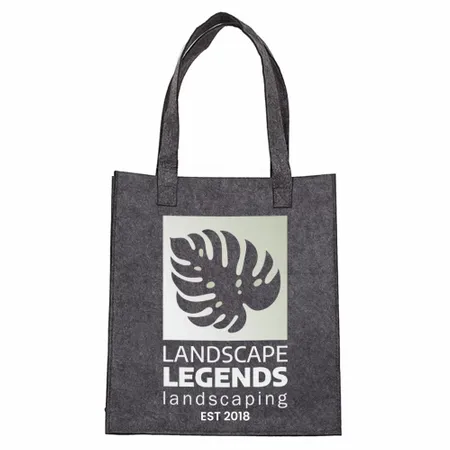 Small Light Gray Felt Mood Bag Small Light Gray Felt Mood Bag - Bottle Openers Now