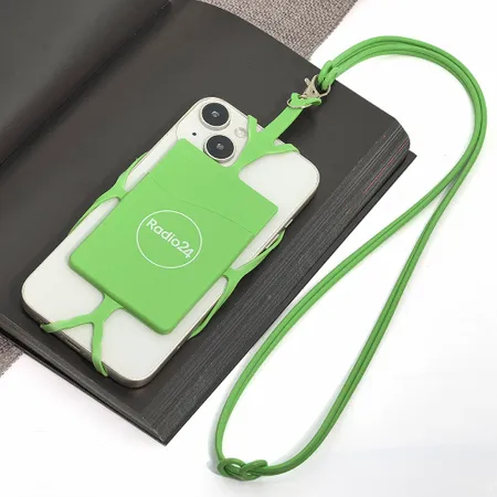 Lanyard Silicone Phone Wallet Holder - Bottle Openers Now
