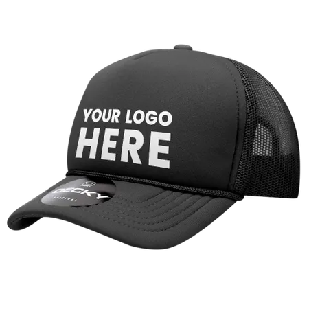 Decky 7010 - Youth 5 Panel Mid Profile Structured Foam Trucker, Kids Foam Trucker Hat, Mesh Back - Bottle Openers Now