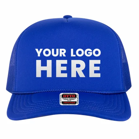 OTTO Cap 3932-1 5 Panel High Crown Polyester Foam Front Mesh Back Trucker Hat - Bottle Openers Now
