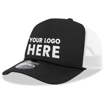 Decky 212 5 Panel High Profile Foam Trucker Hat, 3-Tone Colors Decky 212 5 Panel High Profile Foam Trucker Hat, 3-Tone Colors - Bottle Openers Now