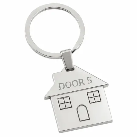 Happy Home Metal Keychain - Bottle Openers Now