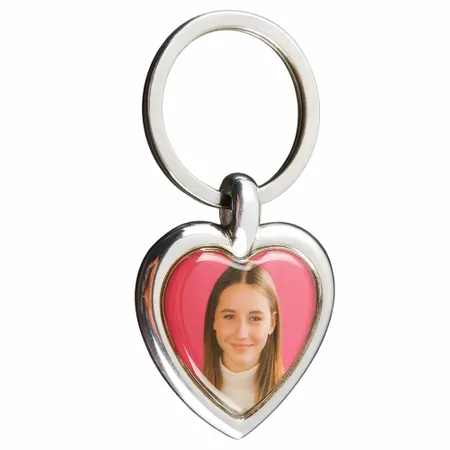 Spinning Heart Metal Keychain - Bottle Openers Now