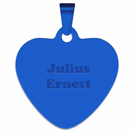 Full Color Heart Metal Keychain - Bottle Openers Now