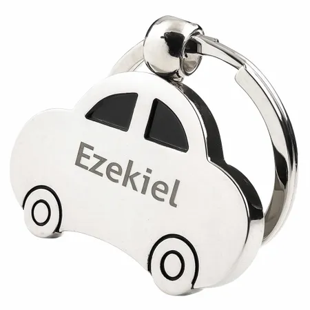 Car Shaped Metal Keychain - Bottle Openers Now