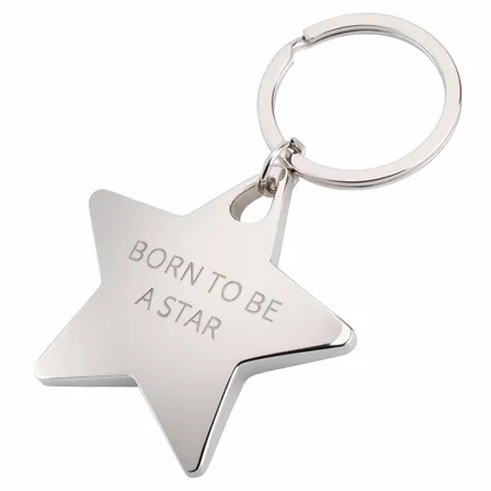 Dazzling Star Metal Keychain - Bottle Openers Now