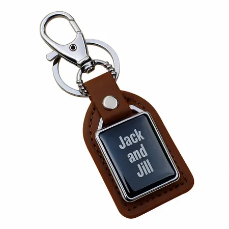 Premium Leather & Metal Keychain - Bottle Openers Now