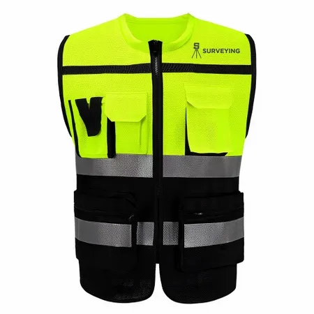 Heavy-Duty, Two-Tone Safety Vests - Bottle Openers Now