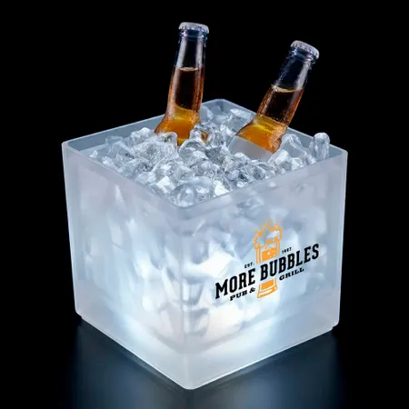 LED Frosted Drink Cubes - Bottle Openers Now