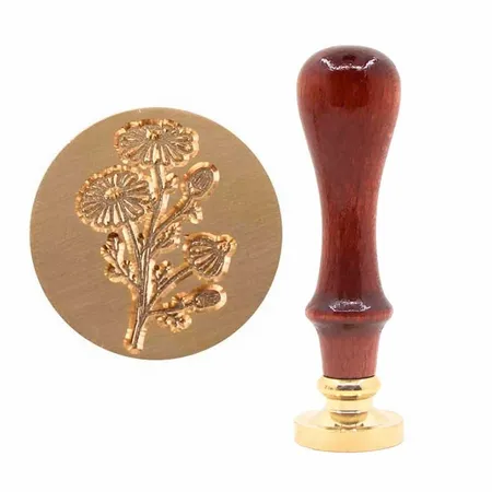 Beechwood Handle Wax Seal Stamps - Bottle Openers Now