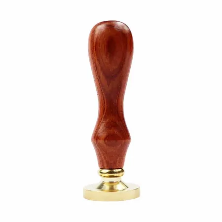 Pearwood Handle Wax Seal Stamps - Bottle Openers Now