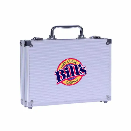 100ct Aluminum Poker Chip Cases - Bottle Openers Now