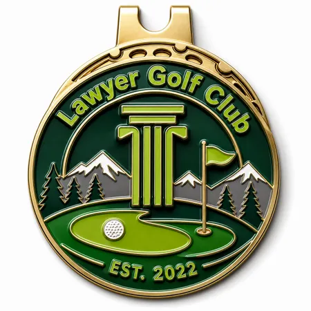 3D Ball Golf Marker with Hat Clips - Bottle Openers Now